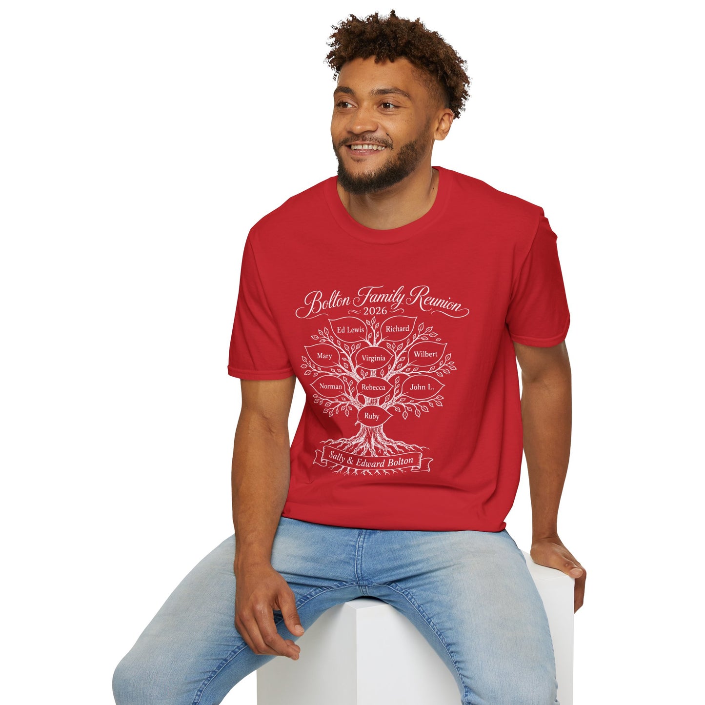 Family Reunion T-Shirt — Personalized Bolton Family Tree 2026